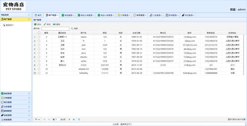 基于ssh的宠物管理系统 宠物商店 的设计与实现 含源码 sql 视频导入教程 论文 开题报告